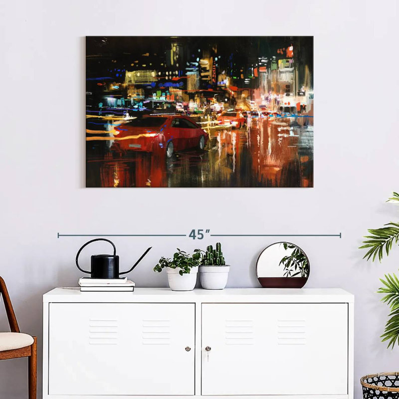 Mehar LA Night Rush, 24" H x 36" W
