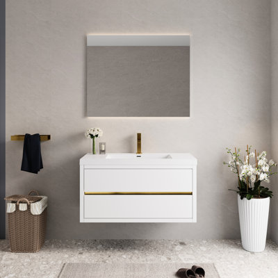 Single Bathroom Vanity with Top