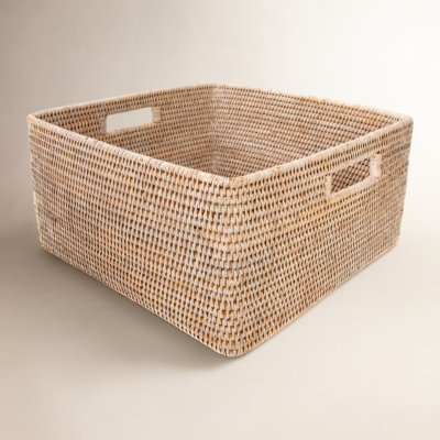 Handwoven Rattan Storage Basket