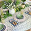 Nappe carrée - Brise de mer bleue et verte-108347028