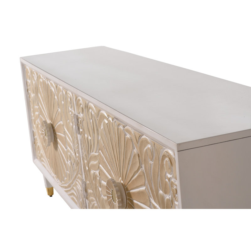 Junious 190cm Solid Wood Sideboard