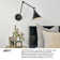 Arti 7.75-in Swing Arm Extendable Single Light Plug-In Sconce with On/Off Switch