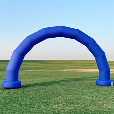  Wellcomer Half-Circle Shaped 20.8x11.5 Inflatable Event Arch - Blue Color