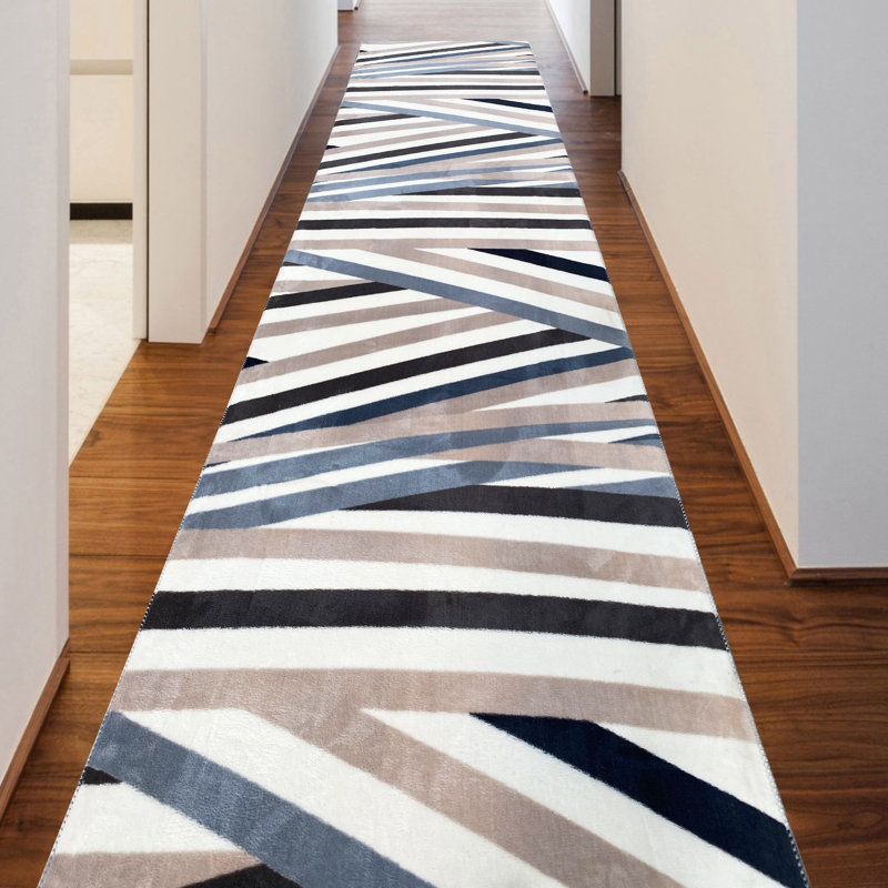 Alberty Striped Area Rug, Rectangle 150 x 300cm