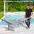 Chaise Lounge Chair Outdoor, 5-position Adjustable Patio Beach  With Wheels & Cup Holder-1359803525