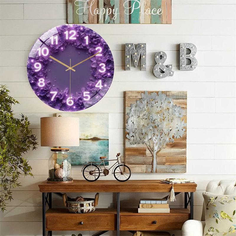 Horloge murale 12 po