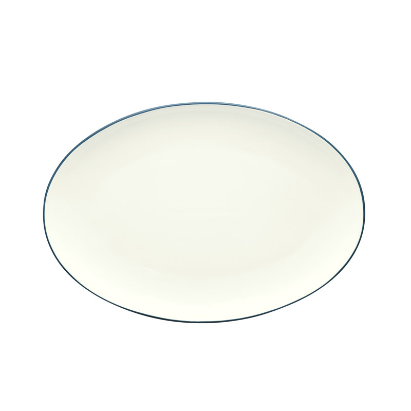 Plateau ovale Noritake Colorwave, Bleu