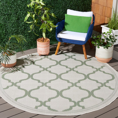 Bermuda Performance Machine Washable Geometric Indoor/Outdoor Area Rug
