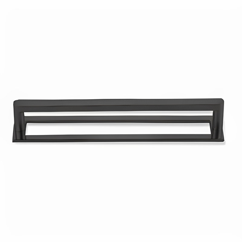 12 Poignée barre 3 3/5 po, Noir mat