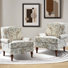 Mooresville 31'' W Traditional Upholstered Armchair with Solid Wood Legs