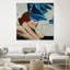 Sur les rochers sur toile-92588282