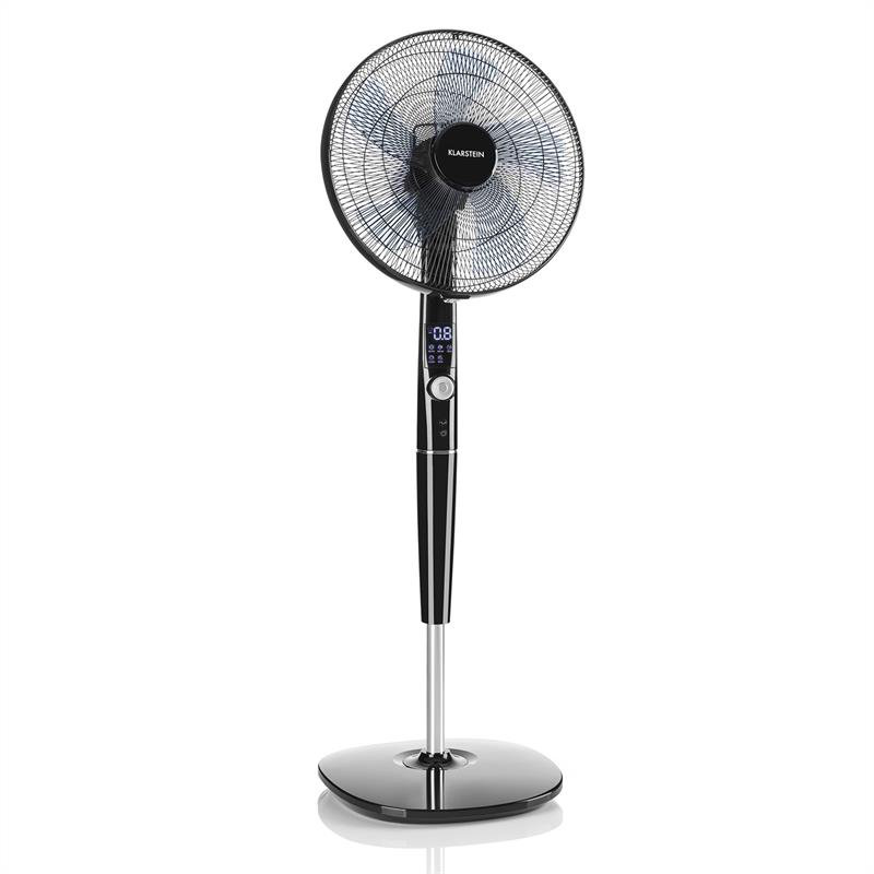 Silent Storm 45cm Oscillating Pedestal Fan, Black