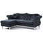 Canapé Glory Furniture Hollywood, noir-1693334366