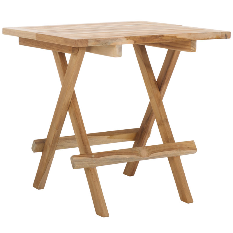 Nilsen Solid Teak Folding Square Table