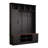 Versatile 3-In-1 Hall Tree With 6 Hooks, Farmhouse Walnut Storage Bench With Adjustable Shelves, 55"W Modern Entryway Coat Rack With Multiple Storage Space For Mudroom, Living Room-1944204909