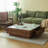Black walnut rock table-105491283