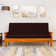 Textured Grid Stretchy Washable Box Cushion Futon Slipcover