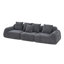 Canapé modulaire surdimensionné en velours courbé Boneless-1729656434