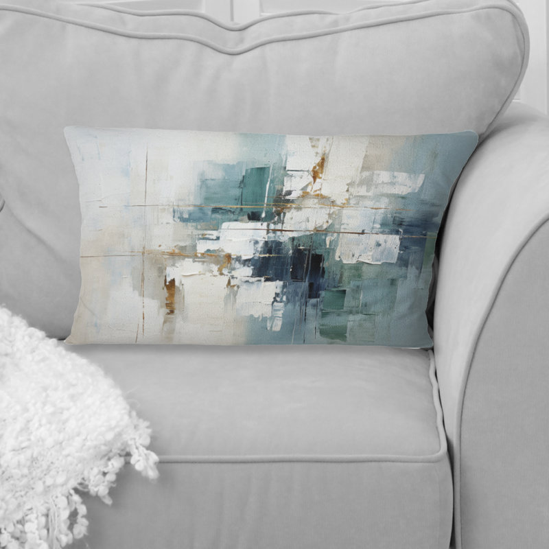 Coussin Subtle Serenity I - Abstract Collages
