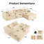 Canapé modulaire Boneless COMHOMA-1602817014-1602817012