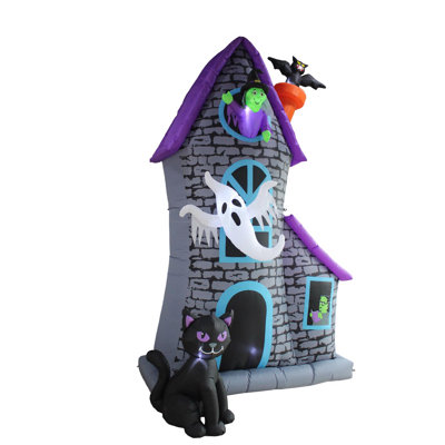  12 ft. LED Prelit Haunted House Inflatable