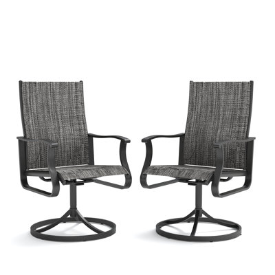 360° Swivel Rocking Outdoor Dining Chair (set of2)