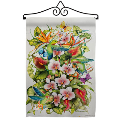 Double Sided 18.5'' H x 13'' W Polyester Animal Flag Set