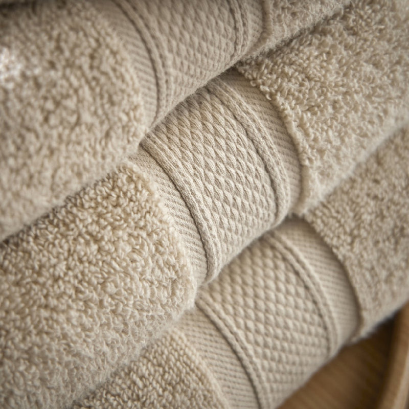 Luxury Zero Twist 100% Cotton Bath Towel, Stone