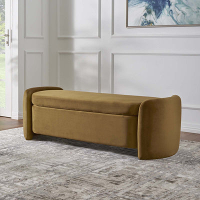  Velvet Upholstered Bench
