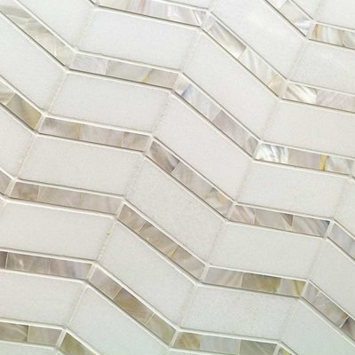 Alerion Thassos And Mother Of Pearl Tile