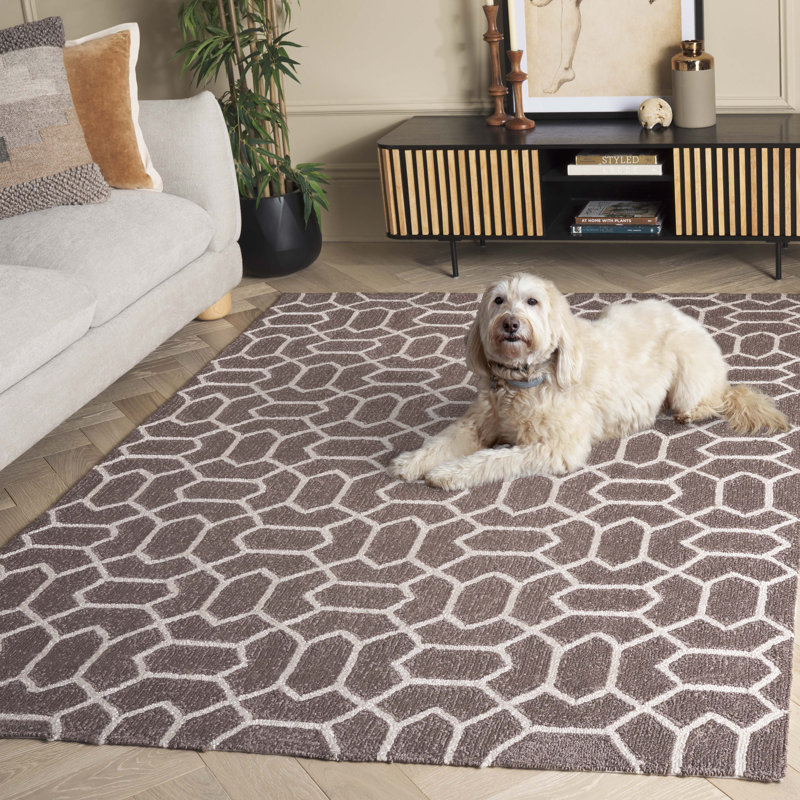 Tapis à chaînette beige