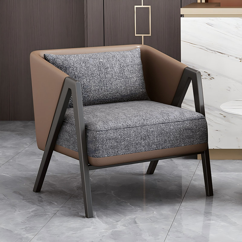 Ensemble de 2 chaises en cuir fritté blanc et noir