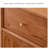 Modern Cherry Wood Shoe Storage Cabinet