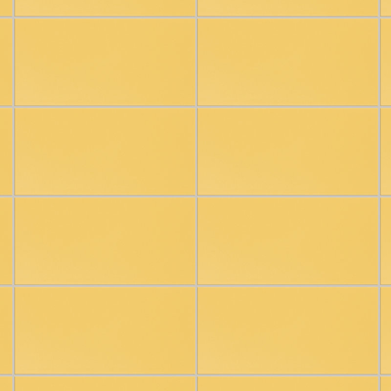 Projectos 4" X 8" Brick Look Subway Wall and Floor Tile, Sunflower Yellow