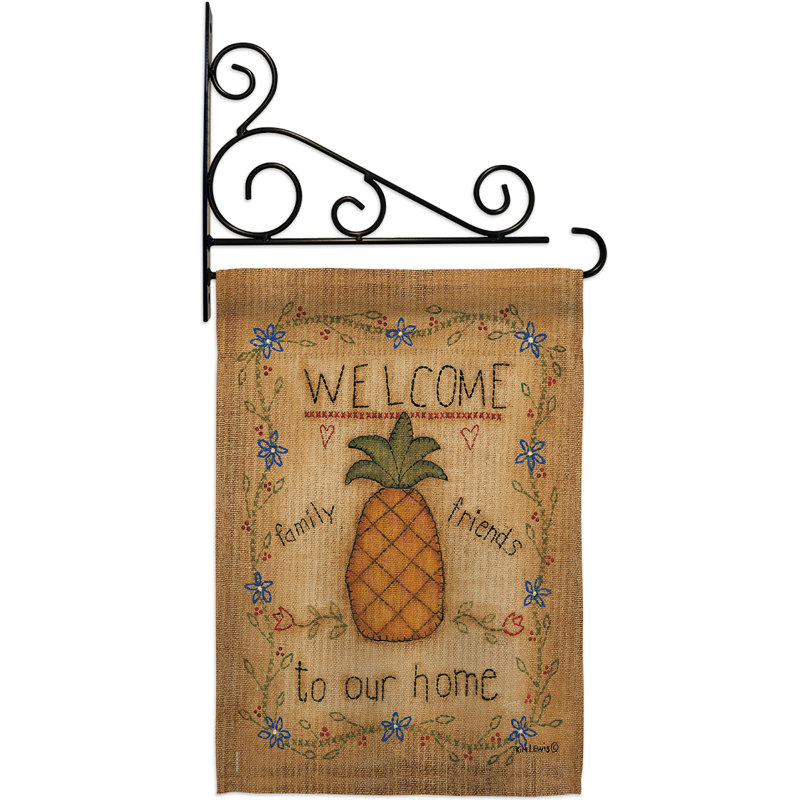 Double Sided 18.5'' H x 13'' W Polyester Flag Set