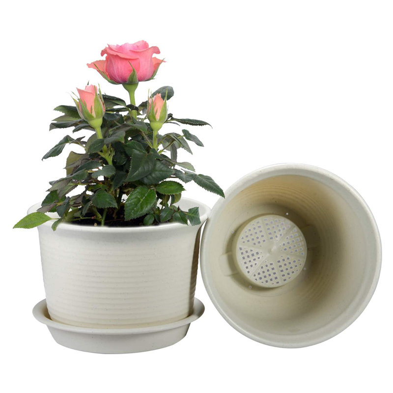 Nursery Pot, White Grey