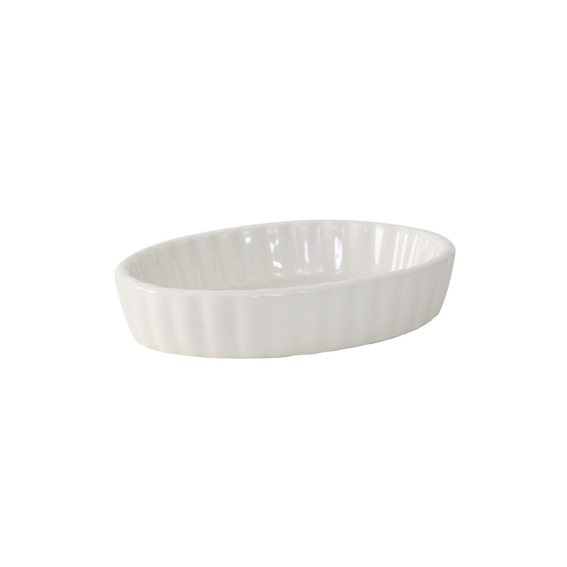 Tuxton Oval Ceramic 24 Piece Crème Brulee Dish Bakeware Set