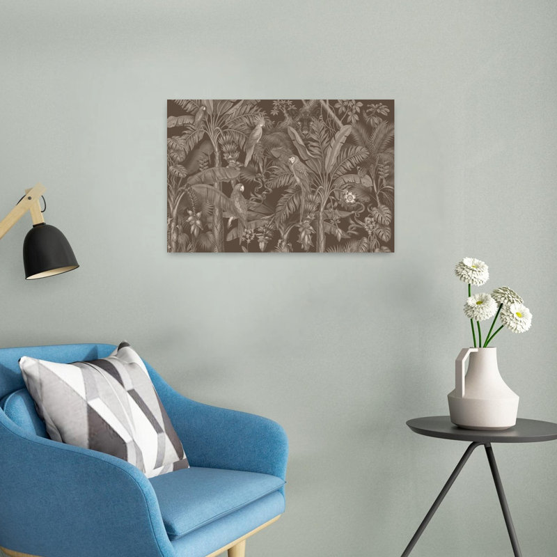 Reproduction d'art mural tropical tropical, 16" H x 24" W