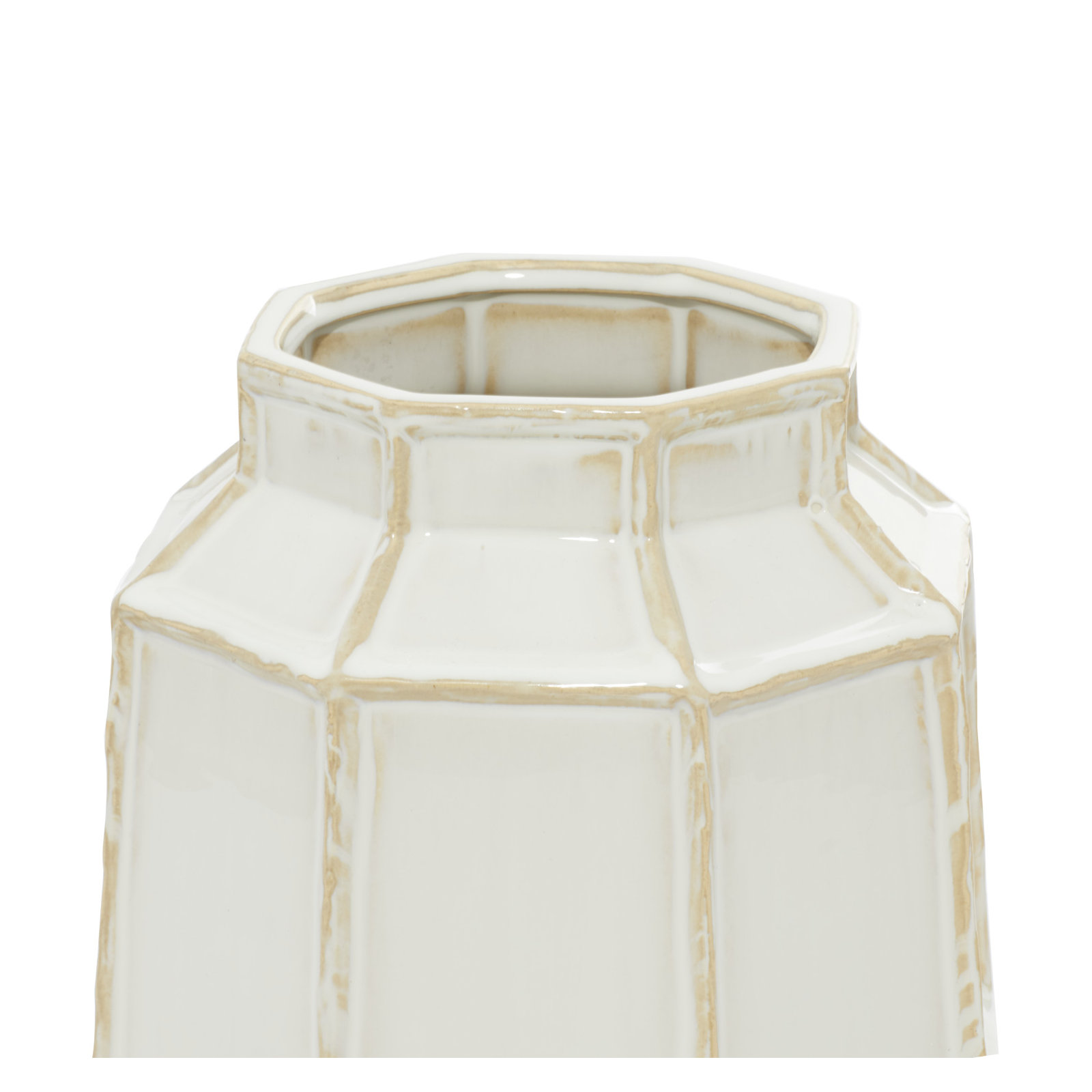 Allonia Handmade Stoneware Table Vase, 9" H x 8" W x 8" D