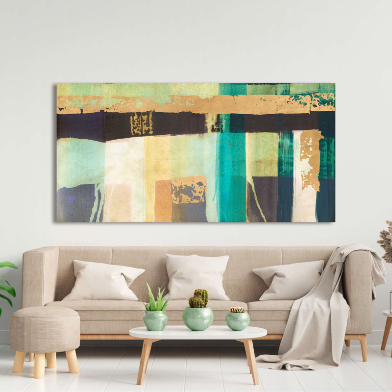 Modern Abstract: Midsummer Night's Dream by Ludwig Maun - Wrapped Canvas Print, 60cm H x 120cm W