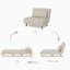 Chaise convertible rembourrée Jazariah-1469397044