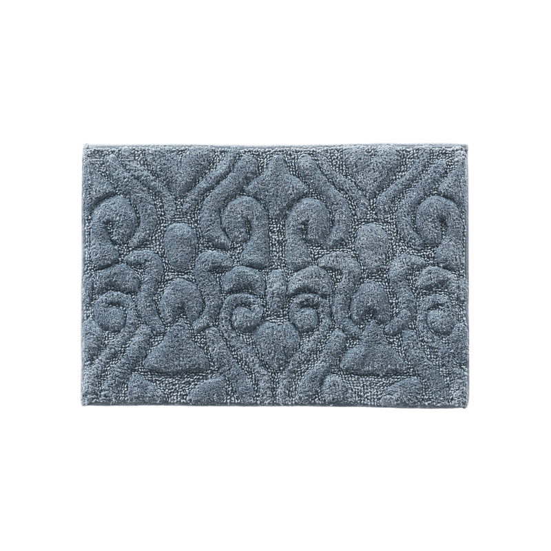 Lombardi - Tapis pour salle de bain, Bleu acier