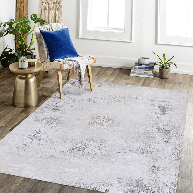 Tapis lavable (gris), Rectangle de 5 pi x 8 pi