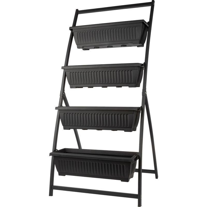 Kristy Raised Garden Beds - 4 Tier Vertical Garden Planter - Planters for Outdoor Plants - Gardening and Greenhouse Accessories by Pure Garden