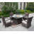 Barcomb Wicker/Rattan 4 - Person Seating Group With Cushions