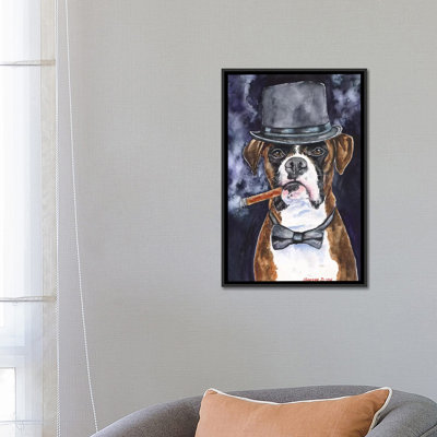 «Brutal Boxer», reproduction sur toile