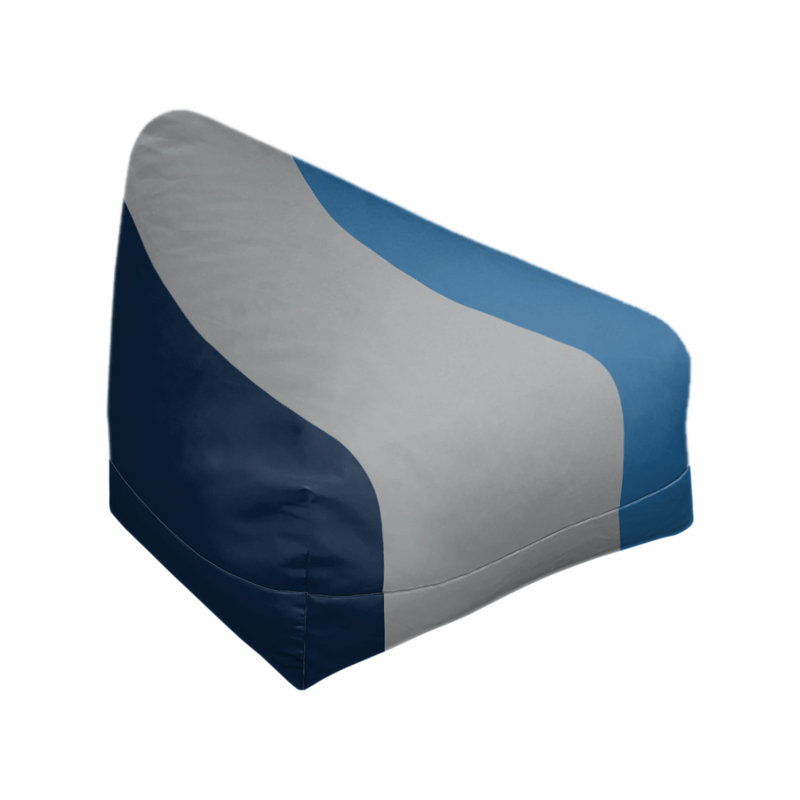 Fauteuil à billes Washington, Bleu minuit / gris clair de lune / bleu lac, 27 po x 27 po x 30 po
