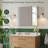 Recessed Or Wall Mount Frameless Medicine Cabinet Mirror With Adjustable Glass Shelves-547291747