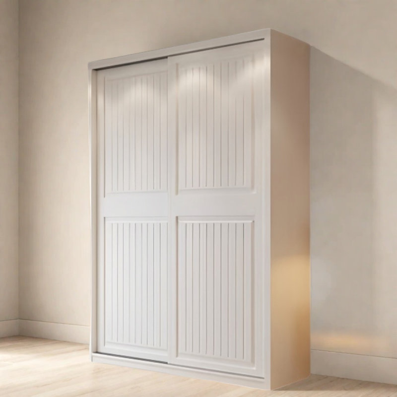 Garde-robe simple de couleur unie, H 86,61 po x l 47,24 po x P 24,41 po