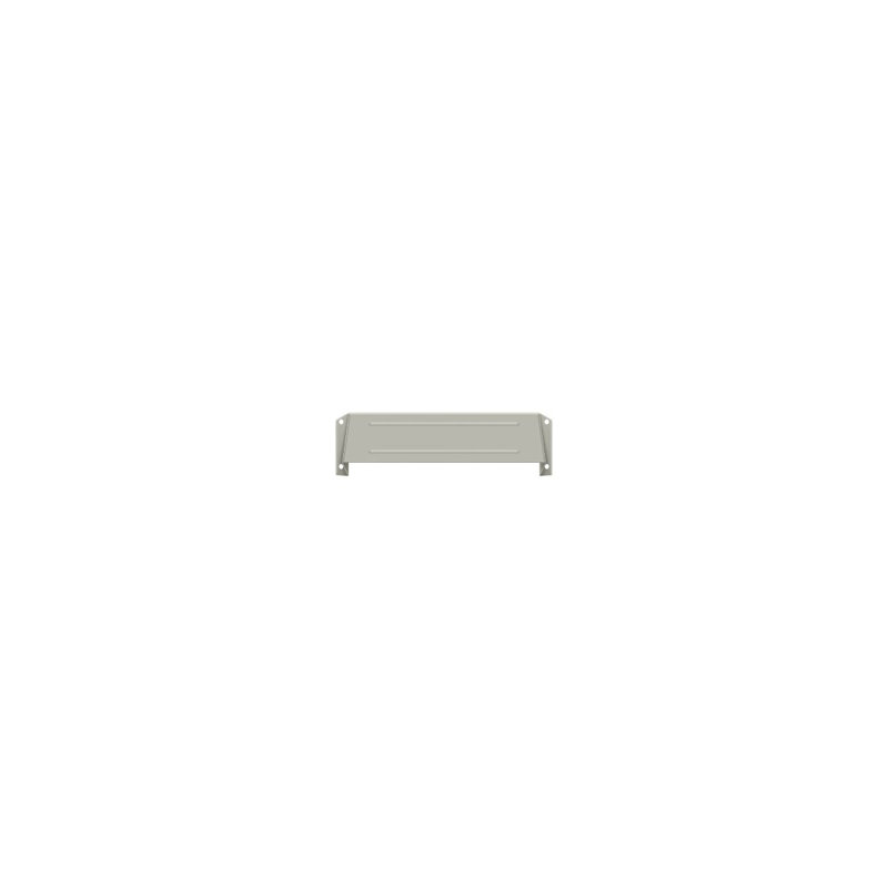 Deltana MSH158U26 Letter Box Hood; Bright Chrome Finish, Satin Nickel